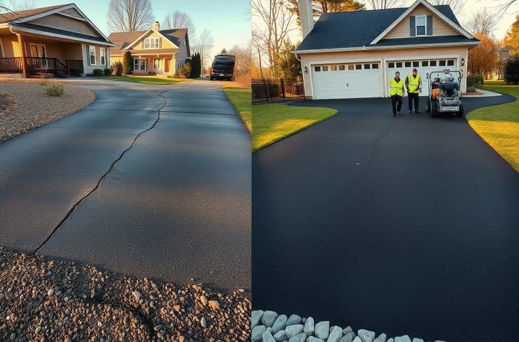Restoring a Crumbling Asphalt Driveway in York, PA